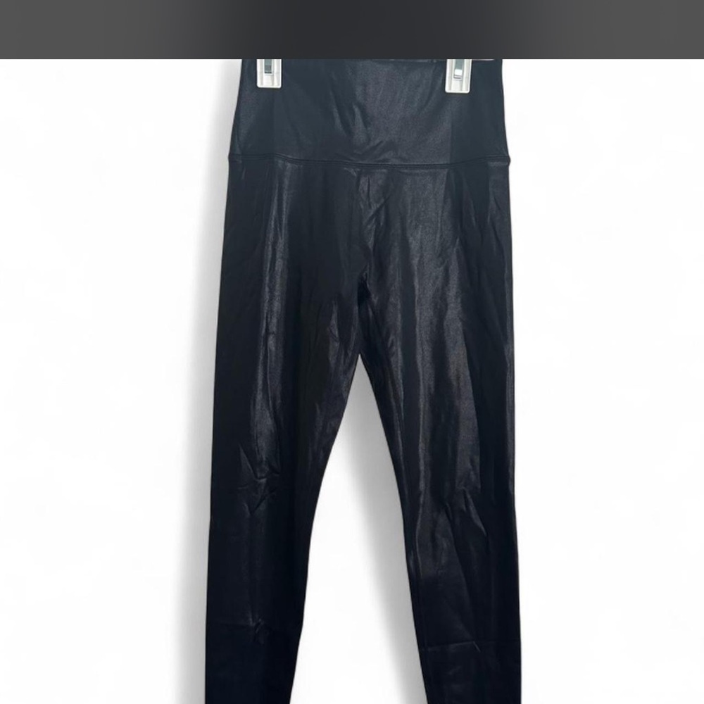 Aerie Black Glossy Leggings